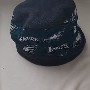Eagles Themed Black and Green Bucket Hat